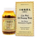 Liu- Wei Di- Huang Wan Herbal Supplement 480 Pills (60 Tjenester) - Ancient Formel for samlet sundhedsstøtte - Six Flavor Rehmannia Teapills