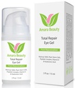 Amara Beauty Eye Cream Gel til mørke cirkler og Puffiness med Peptider & Hyaluronsyre, 0,5 fl. oz.