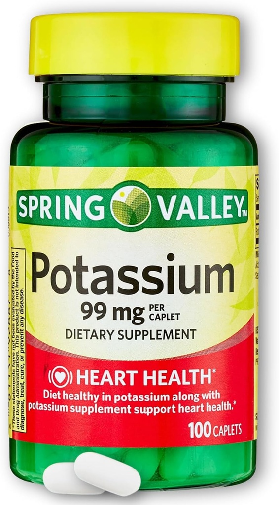 Kalium 99mg- 100 kapsler (pakke med 1)
