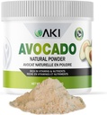 AKI Avocado Superfood Powder (6oz / 170g) - Rig i næringsstoffer, Vitaminer, Omega 3 & Antioxidanter - Ideel til smoothies, yoghurt eller milkshake ispinde - Vegan & Non- GMO