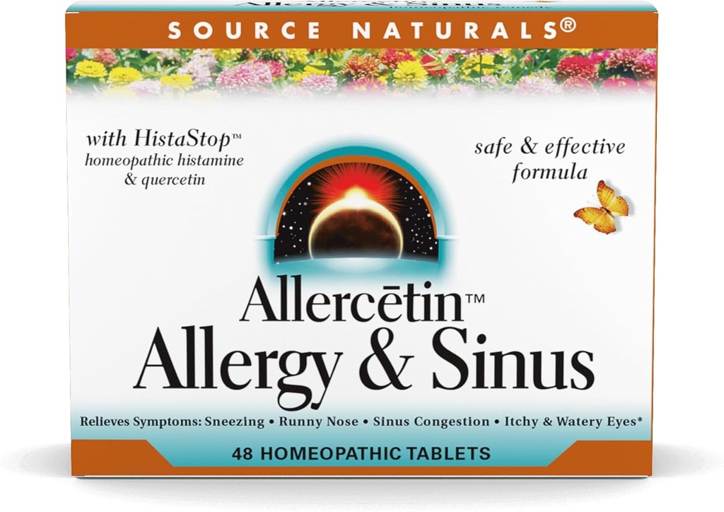 Source Naturals Allercetin, Homøopatisk - 48 tabletter