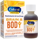 Enfamil Poly- Vi- Sol med Iron Liquid Multivitamin Drops, understøtter vækst og udvikling *, 50ml flaske