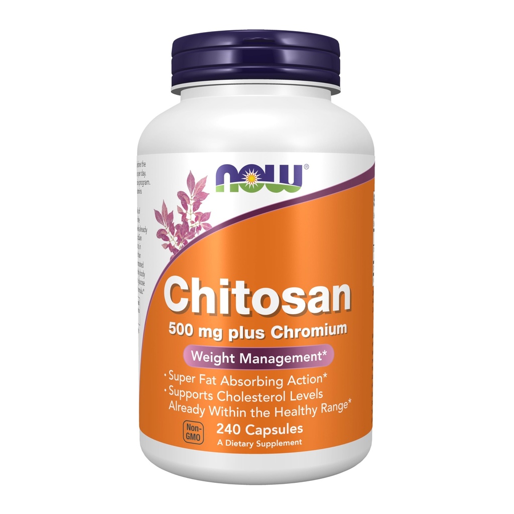 Nu Kosttilskud, Chitosan 500 mg plus krom, vægthåndtering *, 240 Veg kapsler