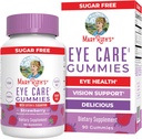 MaryRuth Organics Eye Care Gummies; Eye Health Vitaminer til voksne og børn; Lutein og Zeaxanthin Kosttilskud
