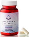 Reluminer Advance Nutrition Gluta 1000 - Reduceret L- Glutathion, Alpha Lipoic Acid & Rose HIPS, Antioxidant Support for Skin & Samlet Wellness, Lavet i USA - 30 kapsler (15-Day Supply)