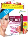 Anvendt ernæring Flydende Collagen Hud Revitalisering - 10 flydende rør - Collagen, Biotin & Silica - Tropical Strawberry & Kiwi Flavor - 10 Servering