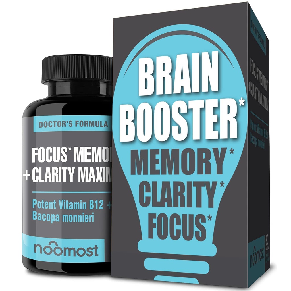Brain Supplement / Brain Booster Supplement for Focus, Memory, Clarity, Energy Work as Caffeine Brain Booster/ Brain Supplements for Memory & Focus for Brain Fog, Brain Boost & Brain Support (Pack 1)