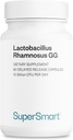 Supersmart - Lactobacillus Rhamnosus GG 10 Millioner CFU per dag (LGG Probiotisk med Inulin) - fordøjelsestilskud & immunforsvar - vaginal Flora Health