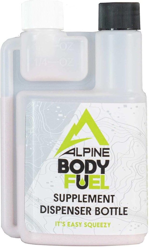 Alpine innovationer Body Fuel Dispenser Mea124; Focus + Energy Measures 124; Great Tasting Supplement Lavet til at øge fokus og give energi uden Sprutterne. (Dispenser)