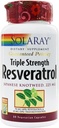 Solaray Triple Strength Resveratrol - 225 mg - 60 Vegetariske kapsler