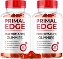 (2 Pack) Primal Edge Herre Gummies, Primal Edge, Primal Edge Gummies, Primal Edge Advanced Formel Gummies, Primal Edge Supplement Gummies, Primal Edge Support Gummies, 120 Gummies til 2 Måneder
