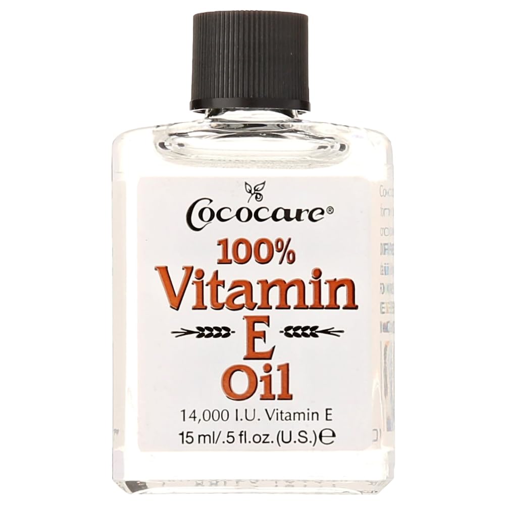 COCOCARE 100% E-vitamin olie, 14000 I.U., 0.5 Fl Oz - Hud fugtighedscreme & antioxidant beskyttelse