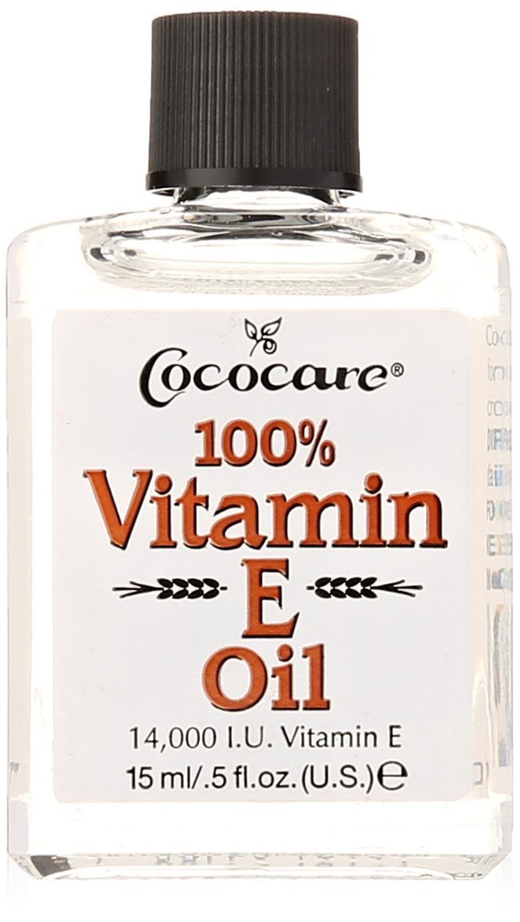 COCOCARE 100% E-vitamin olie, 14000 I.U., 0.5 Fl Oz - Hud fugtighedscreme & antioxidant beskyttelse