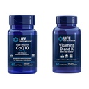 Life Extension Super Ubiquinol CoQ10 med forbedret Mitokondriel Support & Vitamin D og K med Sea- Jod, D3- vitamin