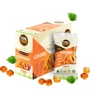 - Peach Flavor - 4-in-1 energi gummier for energi, hydrering, immunitet, inddrivelse. Øger udholdenhed og ydeevne. Plant-baseret & Gluten- Gratis. 12 poser, 10 gummies Hver.