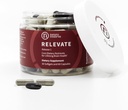 RELEVATE Brain Health Supplement; Hukommelse, fokus, energi, søvn, øjne og sund aldring; Læge Formuleret; Quercetin, Lutein, Magnesium Glycinate, Omega 3 DHA EPA, Vitamin B12, B3, D3