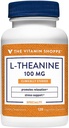Den Vitamin Shoppe L- Theanine 100MG, Klinisk Studerede Ingrediens, Understøtter afslapning & Stress (120 kapsler)