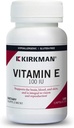 Kirkman Vitamin E 100 IE - Hypoallergenisk • 124; 100 vegetariske kapsler • 124; • 124; Supports immunsystem • 124; • 124; • Gluten Free • 124; • 124; • Casein Free • 124; • 124; • Soy- Free