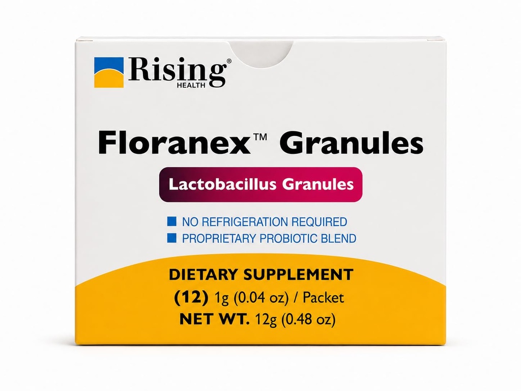 Stigende sundhed - Floranex Granules - Lactobacillus Granules Probiotiske Kosttilskud - 12 Pakker