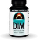 Source Naturals DIM, Diindolylmethan 200mg med BioPerine, E-vitamin & mere - 60 tabletter