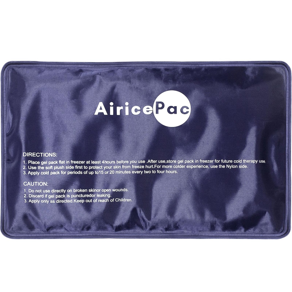 Ispakninger til skader Genanvendelige, Gel Cold Pack til Knee Neck Shoulder Ankle albue Hip Rygsmerter Relief, Cold Compress Terapi til hævelser, blå, blå