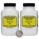 Mangan Sulfate [MnSO4 (H2O)] 99% AR Grade pulver 1 Lb i to Space- Saver flasker