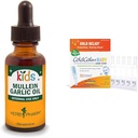 Herb Pharm Kids Mullein hvidløg Olie og Boiron ColdCalm Baby dråber til kolde symptomer Relief, 1 Fl Oz og 30 Greve