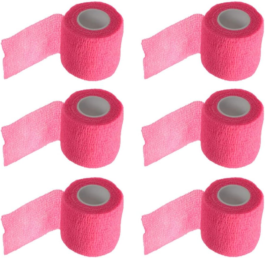 ESUPPORT 2 Inches X 5 Yards Self vedhæftede Kohesive Wrap Bandages Adhesive Sår Stærk Elastisk Førstehjælp Tape til Sport Wrist Ankle 6 Greve