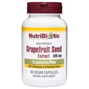 NutriBiotic Grapefrugt Seed Extract CapsulesPlus, 125 mg GSE, 90 Greve