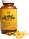På Target Living Alaska Cod Lever Oil 120 Soft Gels er 124; linje fanget i USA er 124; naturligt occurring D-vitamin er 124; Rig i Omega 3 DHA / EPA
