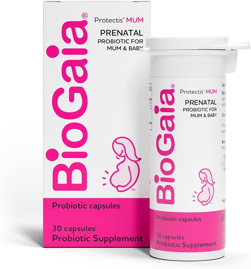 BioGaia Protectis Mom 124; A Prenatal Probiotic Medical 124; Hjælper til mor & Baby Medical 124; Support Baby 's Developing fordøjelsessystem & immunsystemer Medical 124; Øger mors immunforsvar & fremmer god fordøjelsestilstand
