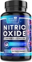 Nitrooxid Booster 2560mg - Ekstra styrke L Arginin & Citrullin supplement til mænd og kvinder - Premium Muscle Support Nitroc Booster - Natural Energy & Heart Health Support - 180 kapsler