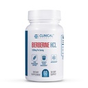 Kliniske effekter Berberine HCL - Pure Berberine 1200mg - Leverstøtte - Vegan Supplement - 60 Veggie Kapsler - Made in The USA
