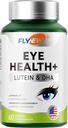Eye Health Supplement, Eye Care med Lutein & DHA, Antocyanin Rich Blueberry Extract, Zeaxanthin fra Marigold Flower Extract Meat in USA 60 Kapsler