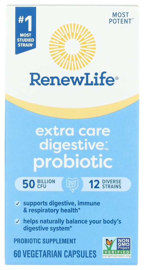 Renew Life Ultimate Flora Extra Care Probiotic 50 milliarder, 60 CT