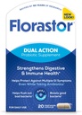 Florastor Probiotika til fordøjelse & immunforsvar, 20 kapsler, Probiotika til kvinder & mænd, 1 Probiotisk Worldwide, Flush Out Bad Bacteria & Boost Det gode med vores stamme Saccharomyces boulardii