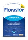 Florastor Probiotika til fordøjelse & immunforsvar, 20 kapsler, Probiotika til kvinder & mænd, 1 Probiotisk Worldwide, Flush Out Bad Bacteria & Boost Det gode med vores stamme Saccharomyces boulardii