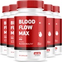 LIVORKA (5 Pack Blood Flow Max, Blood Flow Max Kapsler, Blood Flow Max Blood Support, Blood Flow Max, Blood Flow Kapsler for Generall Wellness, Blood Flow Max Pills, 150 Kapsler for 5 Måneder