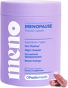 O Positiv MENO Vitamin til menopause - Hormon-Gratis menopause supplement til kvinder - Black Cohosh & Ashwagandha KSM- 66 - Hjælper Relieve Hot Flashes, Night Sweats, Mood Swings - 30 Serveringer (Pack of 1)