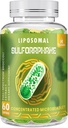 800 MG Liposomal Sulforaphane, Powerful Dual-Delivery for Maximum Absorption & Potency, Full-Spectrum Broccoli Extract, Antioxidant & Liver Supplement, 60 Softgels