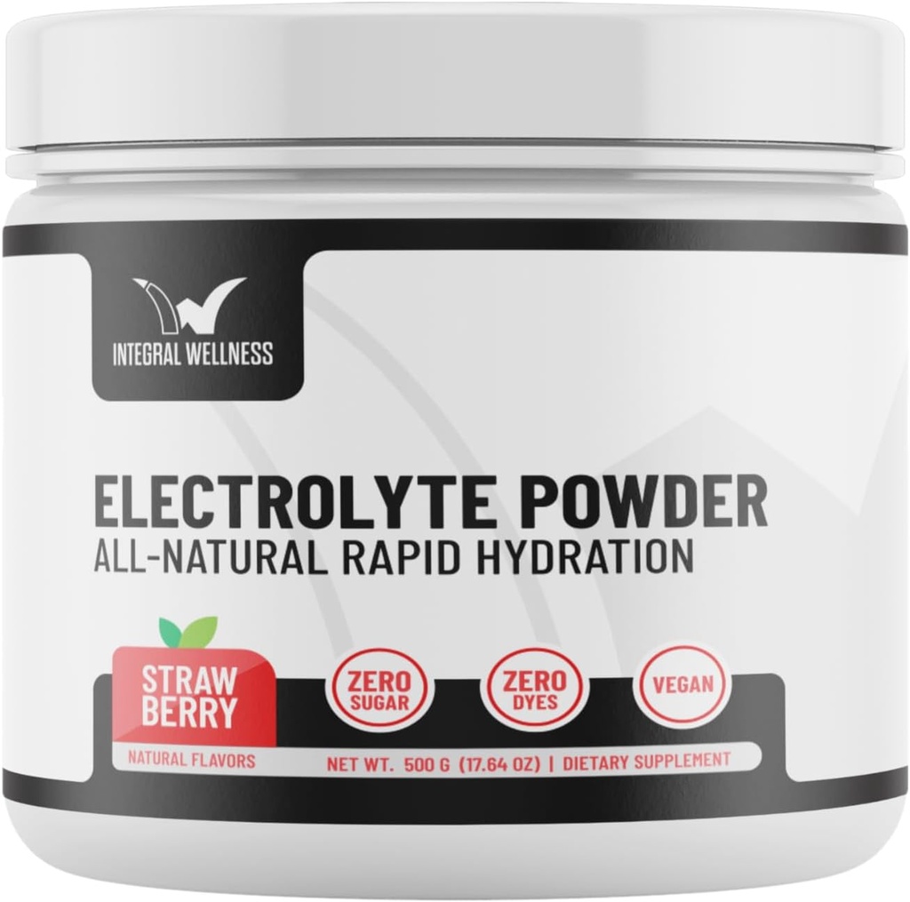 Natural Electrolyte Powder against 124; salt baseret, Real Fruit Juice! Ingen kunstige Ingredienser, 3. part Testede 124; 40 Serveringer