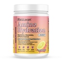 Fit & Lean Amino Hydration Plus Energy, Pre Workout Powder, 6g Vegan Essemtial Aminosyrer, EAA, BCAA, Glutamin, Elektrolyter & Naturlig Koffein, Pink Lemonade, 30 Serve