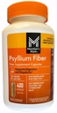 Medlemsmærke 100% Natural Psyllium Husk Fiber Kapsler, fordøjelsessygdomme, 400 Greve (pakke med 1)