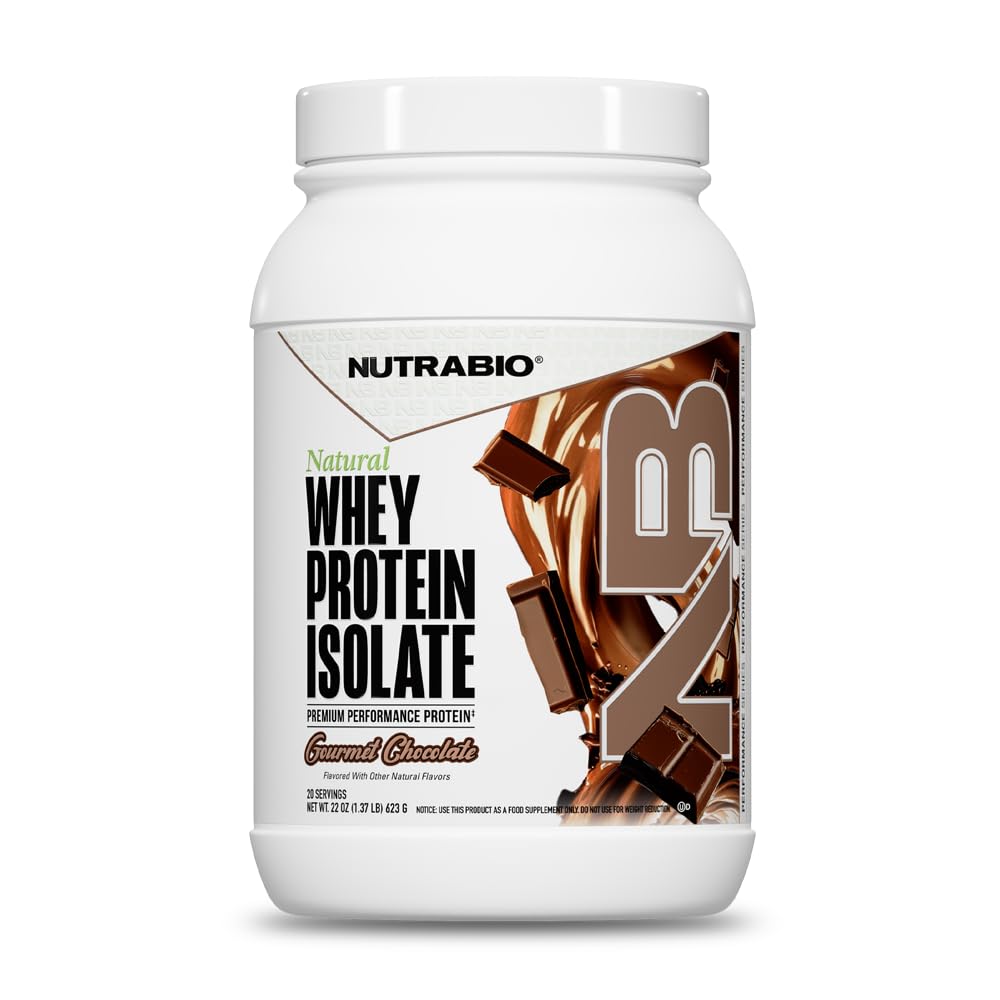 NutraBio Grass Fed Whey isolere protein pulver - 25G af protein Per Scoop - Sukker fri naturlige Lean muskel Protein supplement - Chokolade Mikshake - 2 pounds, 29 Servere.