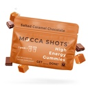 SGC Højeste koncentration 100mg koffein pr Gummy, 2 Gummies pr Pack, 12- Pack Mocca Shots Saltede Caramel Plant- baseret nootrope Instant Energy med Ginkgo biloba, Theobromin.