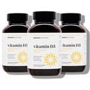 SMARTERNUTRITION Vegan Vitamin D3 5000 IE + Natural Vitamin K2 1100 mcg in Organic Coconut & Olive Oil - D3 K2 Supplement til immun- og benstøtte - 180 Softgels [90 Day Supply]