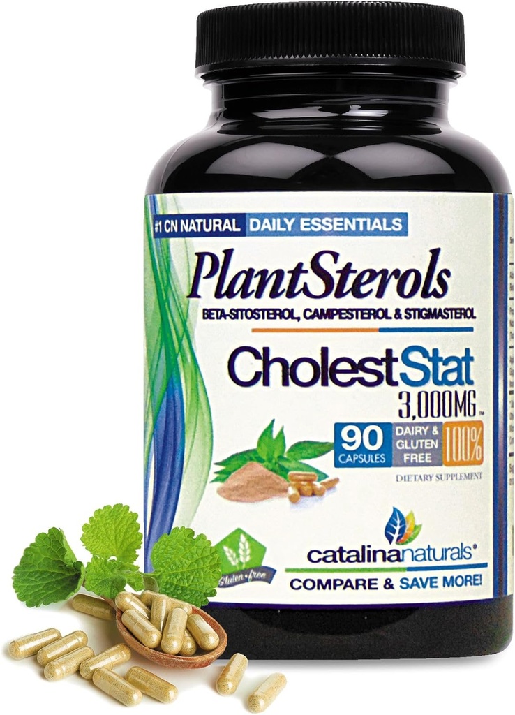 Triple - Cholest-Stat - Phytosterol Complex - 3000mg Maximun Strength - 90 Count