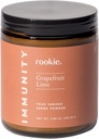 Immunitet Sygdom Forebyggende Boost Pulver af Rookie Wellness, Inkluderer D-vitamin, Elderberry, Ginger, Natural Wellness Remedy Vitaminer Supplement, Grapefrugt og Lime Flavor (30 Serving Jar)