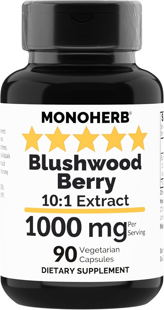 MONOHERB Bluthwood Berry Extract 1000 mg - 90 Vegetariske kapsler