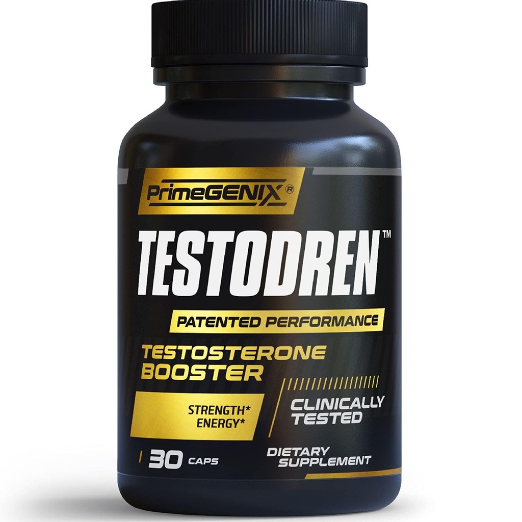 Testodren Advanced Testosteron Booster for mænd Budding124; Natural Stamina, Endurance, Energy & Strength Enhancing Supplement Budding124; Lean Muscle Builder